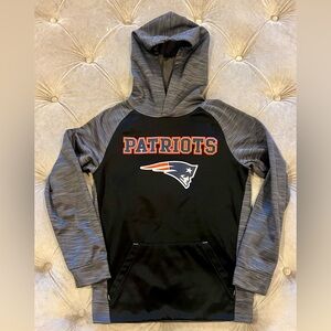 NFL Team Apparel Youth Patriots Hoodie (Size L 12/14)